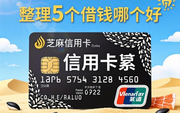芝麻信用卡借钱哪个好?整理了5个容易下款的渠道