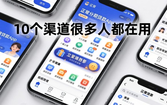 揭秘正规分期贷款app，这10个渠道很多人都在用