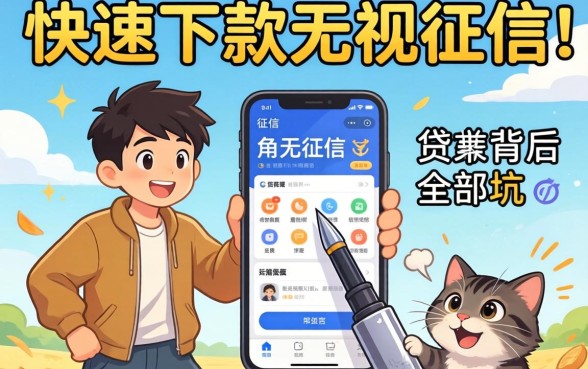 我试了那些不上征信的贷款,发现快速下款无视征信的app背后全是坑