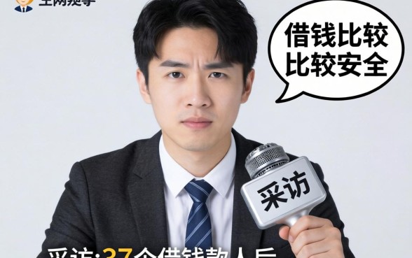 网上哪种借钱比较安全？我采访了37个借款人后，答案很扎心