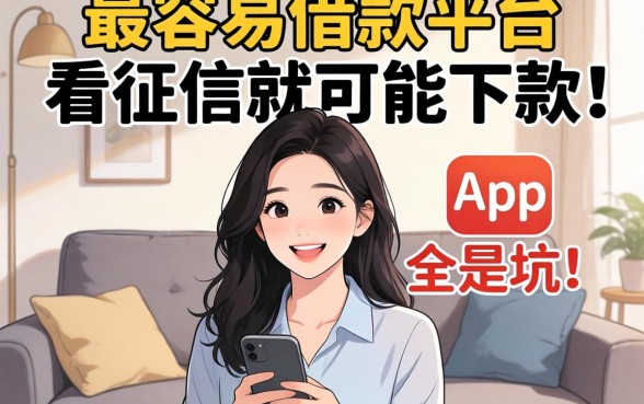 我试了2026年最容易借款平台,发现不看征信就能下款的app全是坑