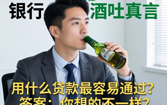 银行经理酒后吐真言：用什么贷款最容易通过？答案和你想的不一样