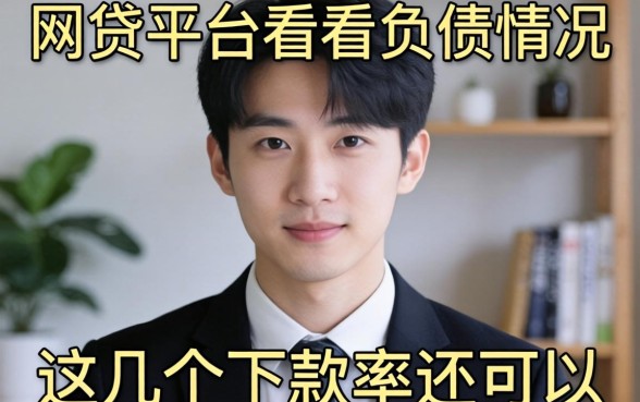 揭秘哪个网贷平台不看负债情况，这几个下款率还可以