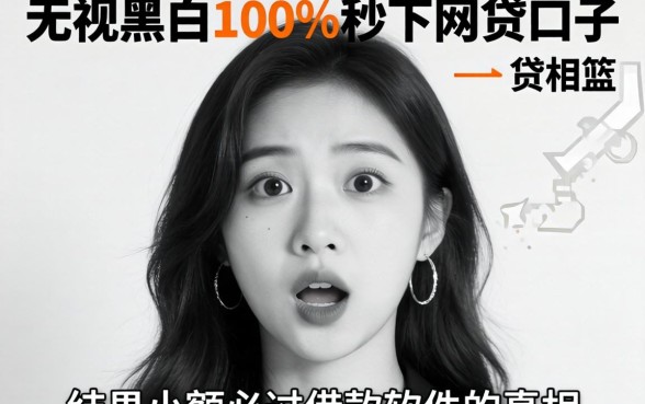 我试了所谓的无视黑白100%秒下网贷口子,结果小额必过借款软件的真相让我意外
