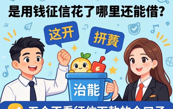 急用钱征信花了哪里还能借？分享五个不看征信下款的小众口子