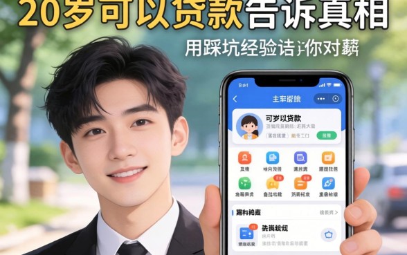 马上满20岁可以贷款的软件？我用踩坑经验告诉你真相