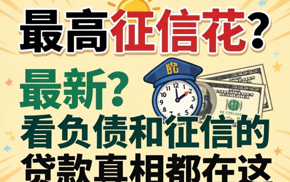 负债高征信花？最新不看负债和征信的贷款真相都在这