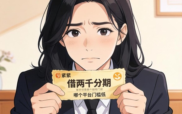 手头紧想借两千块分期，哪个平台门槛低点？