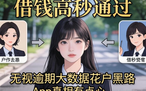 我试了十几个所谓借钱高秒通过的app，发现无视逾期大数据花户黑户的真相有点扎心