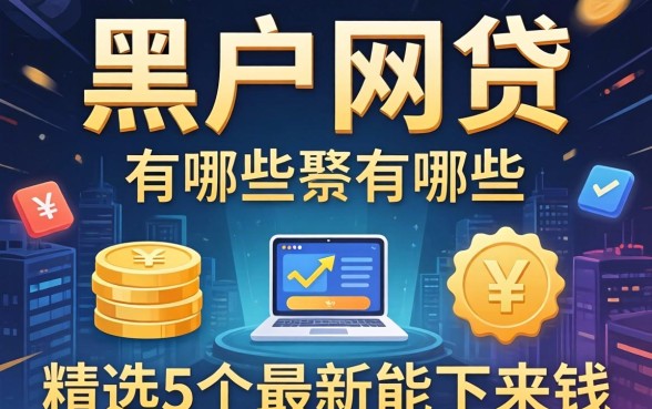 能通过的黑户网贷有哪些，精选5个最新能下来钱的平台