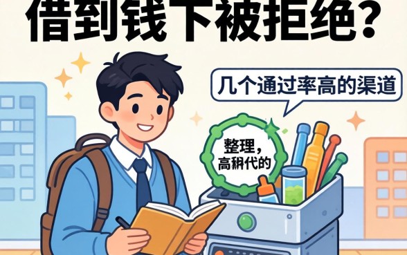 怎么容易借到钱不被拒绝?整理了几个通过率高的渠道