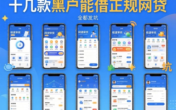 我试了十几款黑户能借的正规网贷，发现极速审核的网贷软件全是坑