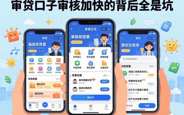 我试了几个不查征信的软件，发现审贷口子审核加快的背后全是坑