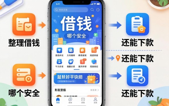 手机app借钱哪个安全？整理了几个还能下款的平台