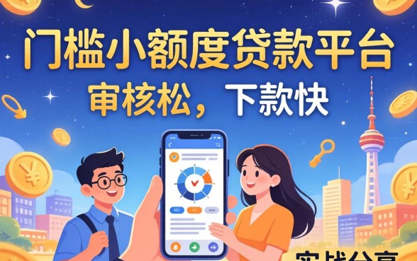 揭秘0门槛小额度贷款平台：审核松、下款快的实战分享