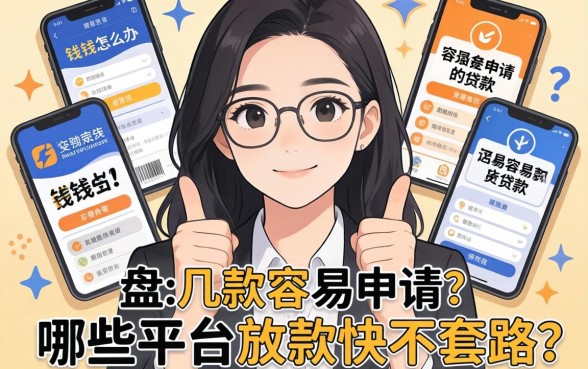 急需用钱怎么办？哪些平台放款快不套路？盘点几款容易申请的平台贷款