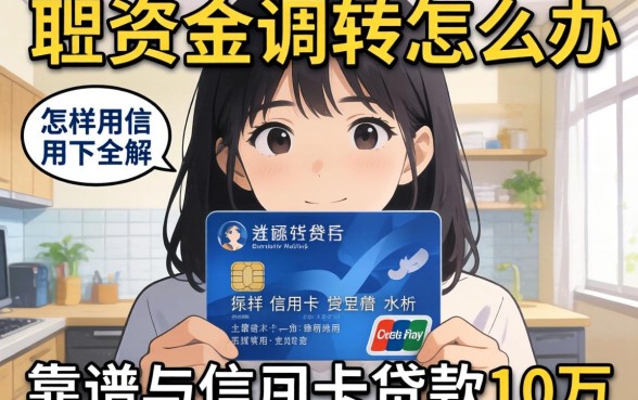 急需资金周转怎么办？怎样用信用卡贷款10万？靠谱方法与平台全解析