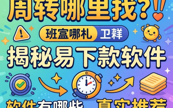 急需周转哪里找?揭秘易下款的软件有哪些真实推荐