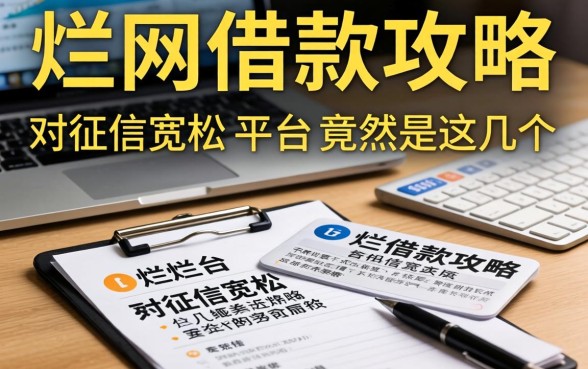 我翻烂了全网借款攻略,发现对征信宽松的平台竟然是这几个