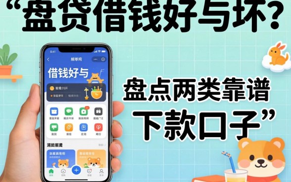 手机借钱好与坏？盘点两类靠谱的下款口子