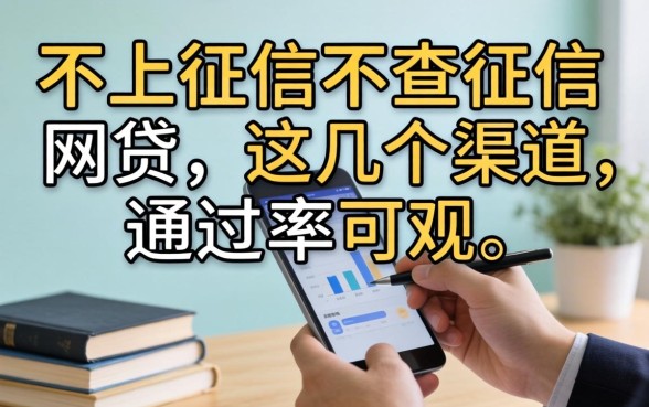 揭秘2026不上征信不查征信的网贷，这几个渠道通过率可观