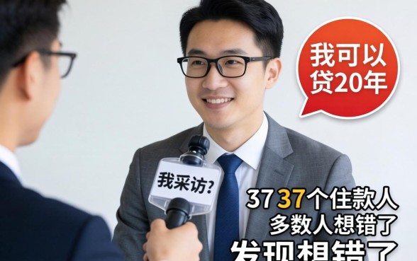 贷款可以贷20年吗？我采访了37个借款人，发现多数人想错了