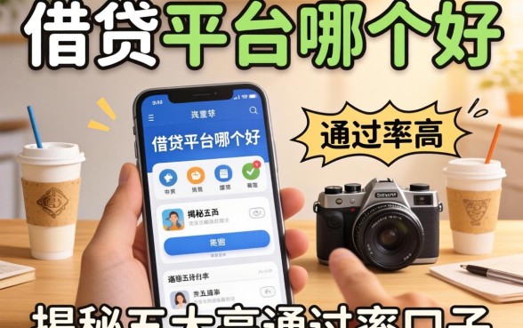 急需用钱怎么办？借贷平台哪个好通过率高？揭秘五大高通过率口子