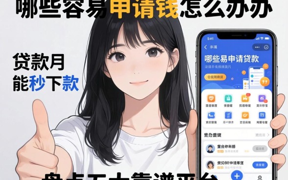 急需用钱怎么办？哪些容易申请的贷款软件能秒下款？盘点五大靠谱平台