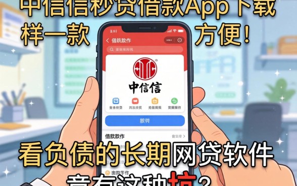 我试了那些像中信信秒贷借款app下载一样方便的借款软件，发现不看负债的长期网贷软件竟有这种坑