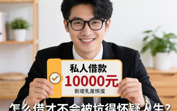 私人借款10000元，怎么借才不会被坑得怀疑人生？