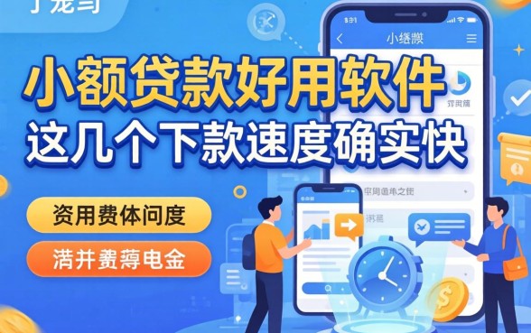 揭秘小额贷款好用的软件：这几个下款速度确实快