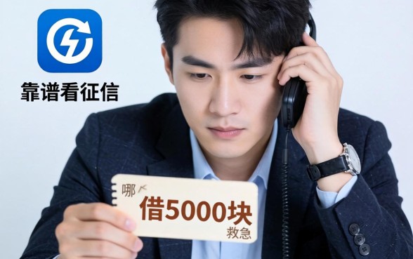 手头紧想借5000块救急，哪个平台靠谱不看征信？