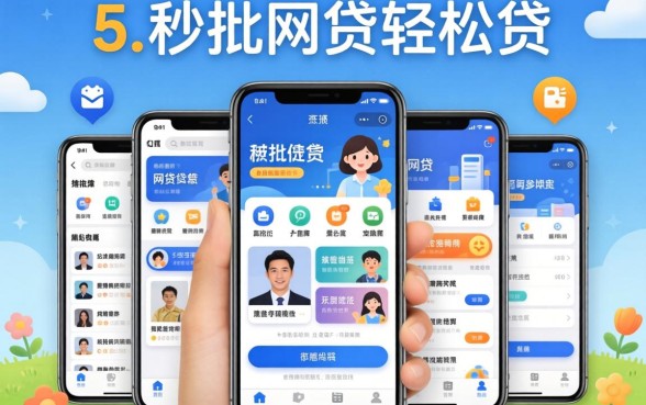 快速方便的手机贷款app，概览5个秒批网贷轻松贷的app