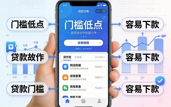 求门槛低点的贷款软件有哪些？整理几个容易下款的