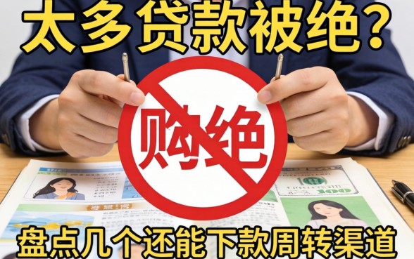 负债太多贷款被拒？盘点几个还能下款的周转渠道