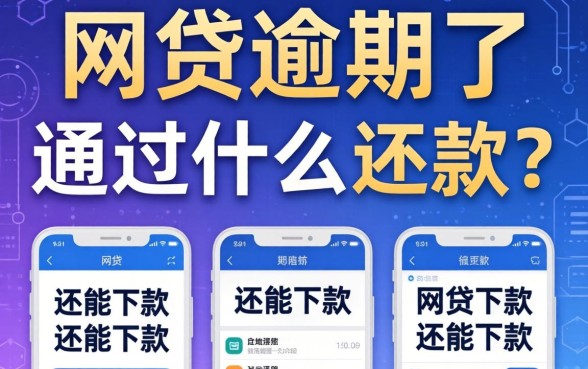 网贷逾期了通过什么还款？整理了几个还能下款的渠道