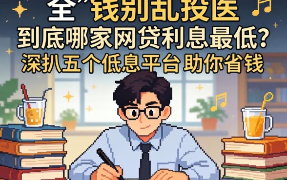 急需用钱别乱投医，到底哪家网贷利息最低？深扒五个低息平台助你省钱