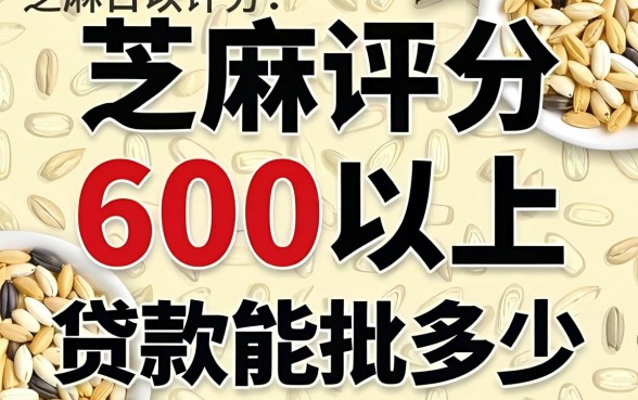 芝麻评分600以上贷款能批多少？别被广告忽悠了