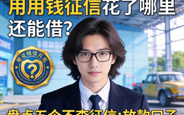 急用钱征信花了哪里还能借？盘点五个不查征信的放款口子