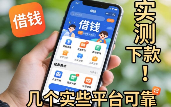 用手机借钱都有哪些平台可靠？整理了几个实测下款的