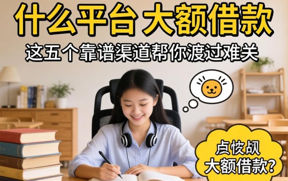 急需资金周转？什么平台可以大额借款？这五个靠谱渠道帮你渡过难关
