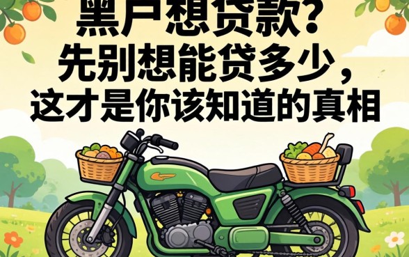 黑户想贷款？先别想能贷多少，这才是你该知道的真相