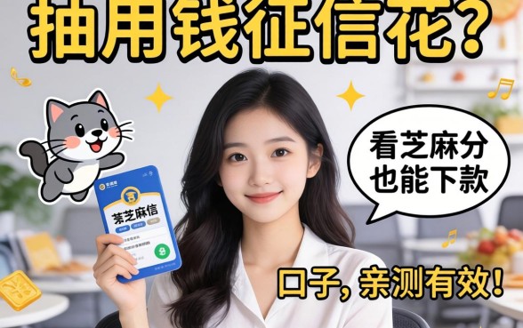 急用钱但征信花？分享几个不看芝麻分也能下款的口子，亲测有效！
