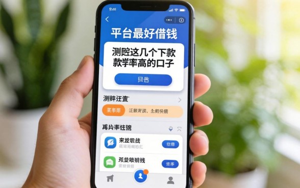 手机哪个平台最好借钱？实测这几个下款率高的口子