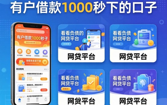 黑户借款1000秒下的口子，陈列五个不看负债的网贷平台