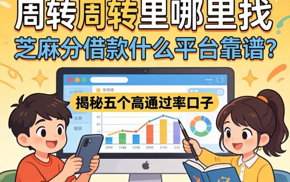 急需周转哪里找？芝麻分借款什么平台靠谱？揭秘五个高通过率口子