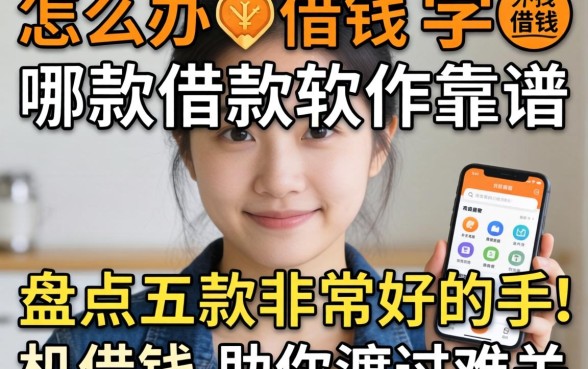 急需用钱怎么办？哪款借款软件靠谱？盘点五款非常好的手机借钱软件助你渡过难关