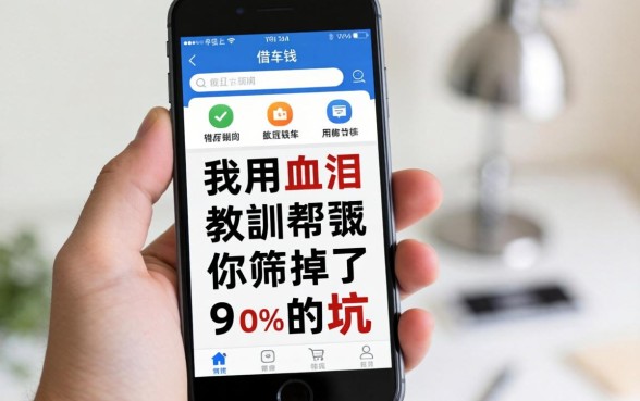 用于手机在网上借钱的软件，我用血泪教训帮你筛掉了90%的坑