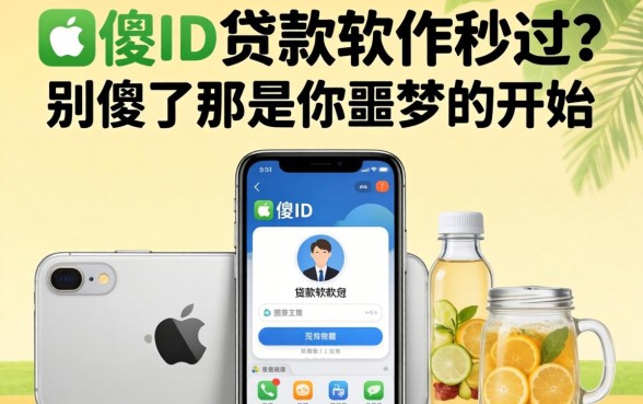 苹果手机id贷款软件秒过？别傻了，那是你噩梦的开始