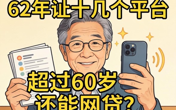 我62岁试了十几个平台，发现超过60岁还能网贷吗的答案跟你想的不一样